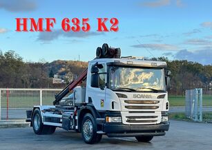 camion châssis Scania P250* FAHRGESTEL 4,30* HMF 635 K2/FUNK* TOP