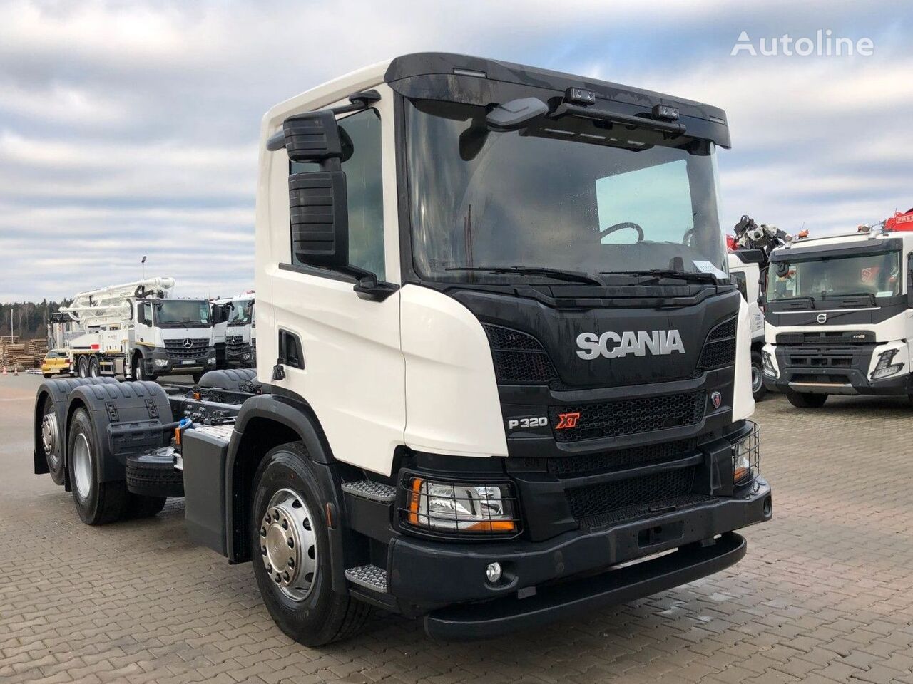 ny Scania P320  chassi lastbil