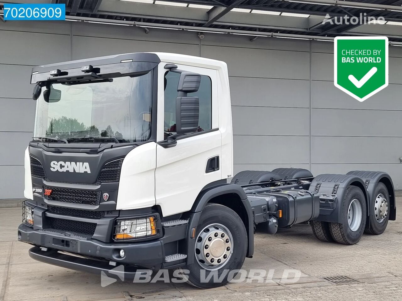 nowa ciężarówka podwozie Scania P320 6X2 NEW! Lenkachse Euro 5