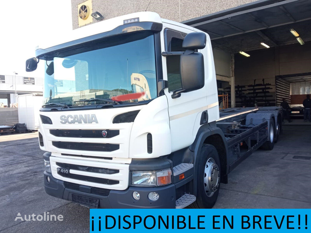 Scania P410 chassis truck