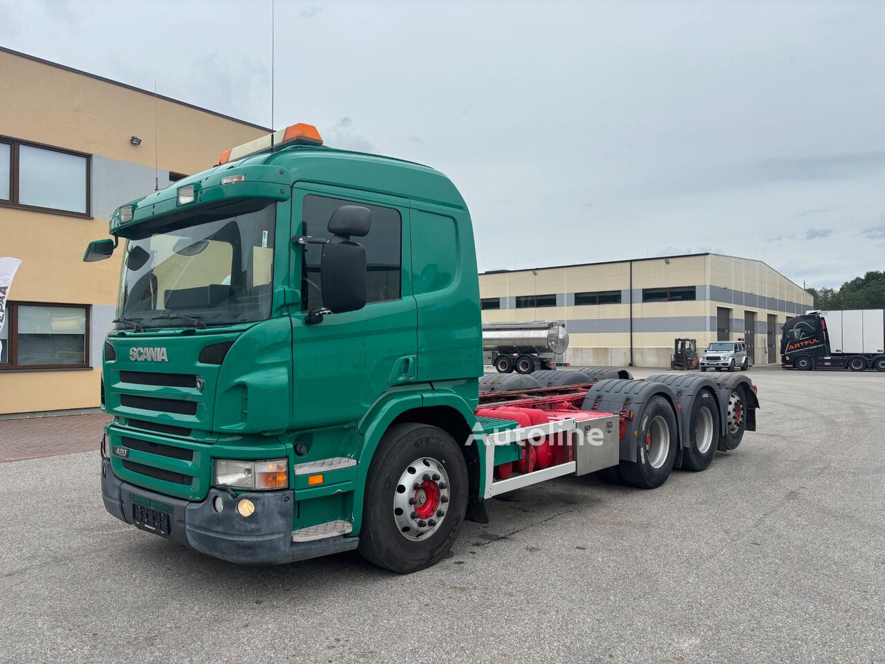 بيع الشاسيه Scania P420 8x4*4 EURO5 | Autoline SA الشاسيه Scania P420 8x4*4 EURO5 - Autoline