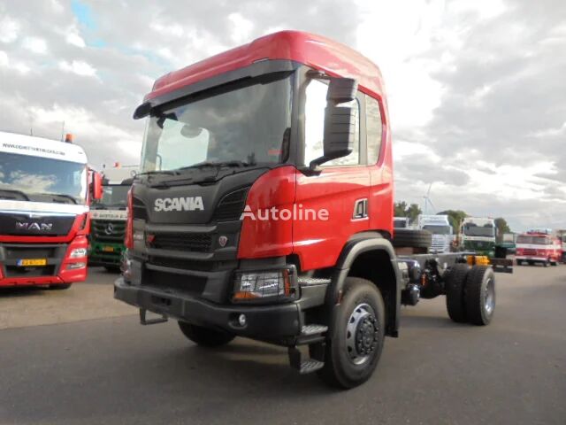 new Scania P450 XT 4X4 EURO 6 chassis truck