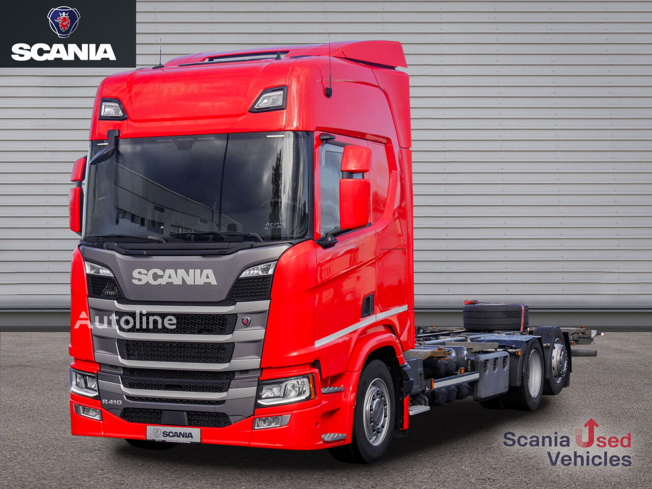 Scania R 410 B6x2*4LB Jumbo, Lenkachse, Standklima camión chasis - Autoline