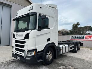 camion telaio Scania R 450 Highland, anno 2018, km 610K, Retarder, Clima, passo 4.750