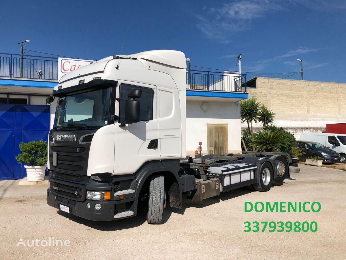 camion châssis Scania R 520 3 ASSI IN ADR ANNO 2/2016 EURO 6