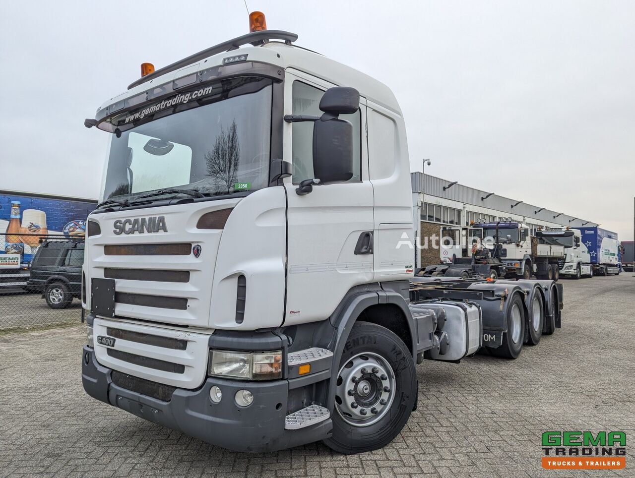 camião chassi Scania R400 8x4/4 CG19 Euro5 - Manual - ChassisCab - ADR - PTO Prep - C