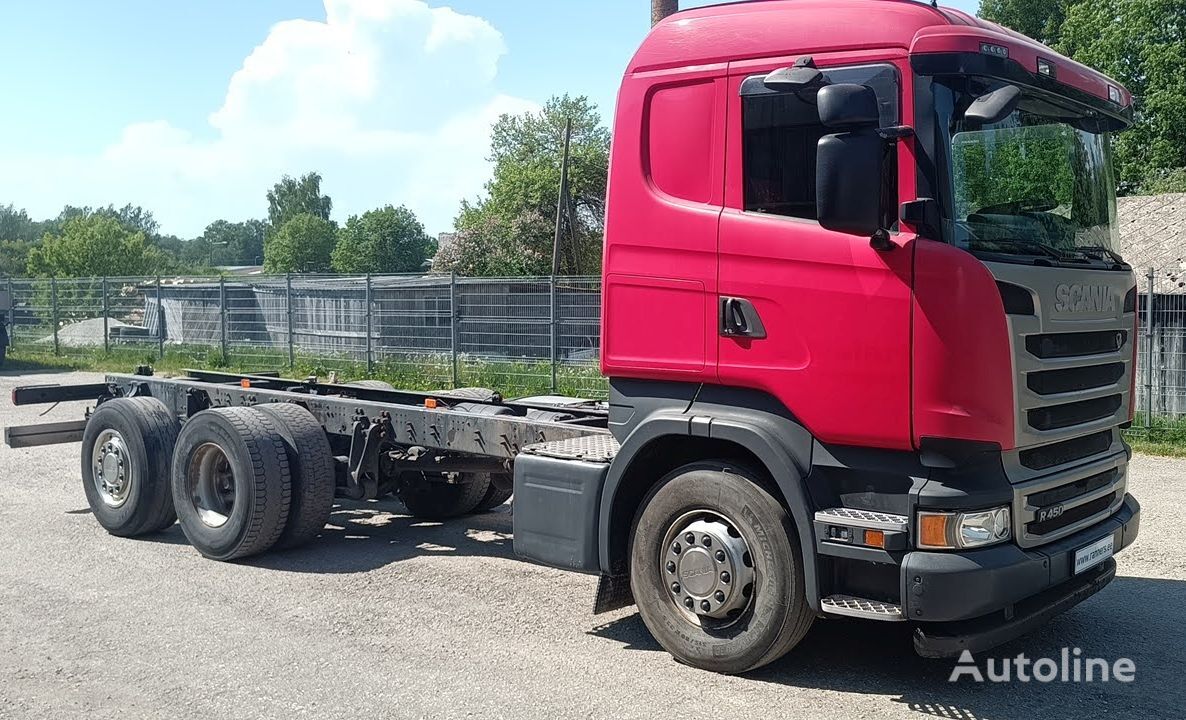 ciężarówka podwozie Scania R450