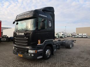 شاسيه شاحنة Scania R450 6x2 chassis, Euro 6, Topline, TUV, NL Truck TOP!