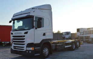 Scania R450 EURO 6 SWAP CHASSIS 1.HAND camión chasis