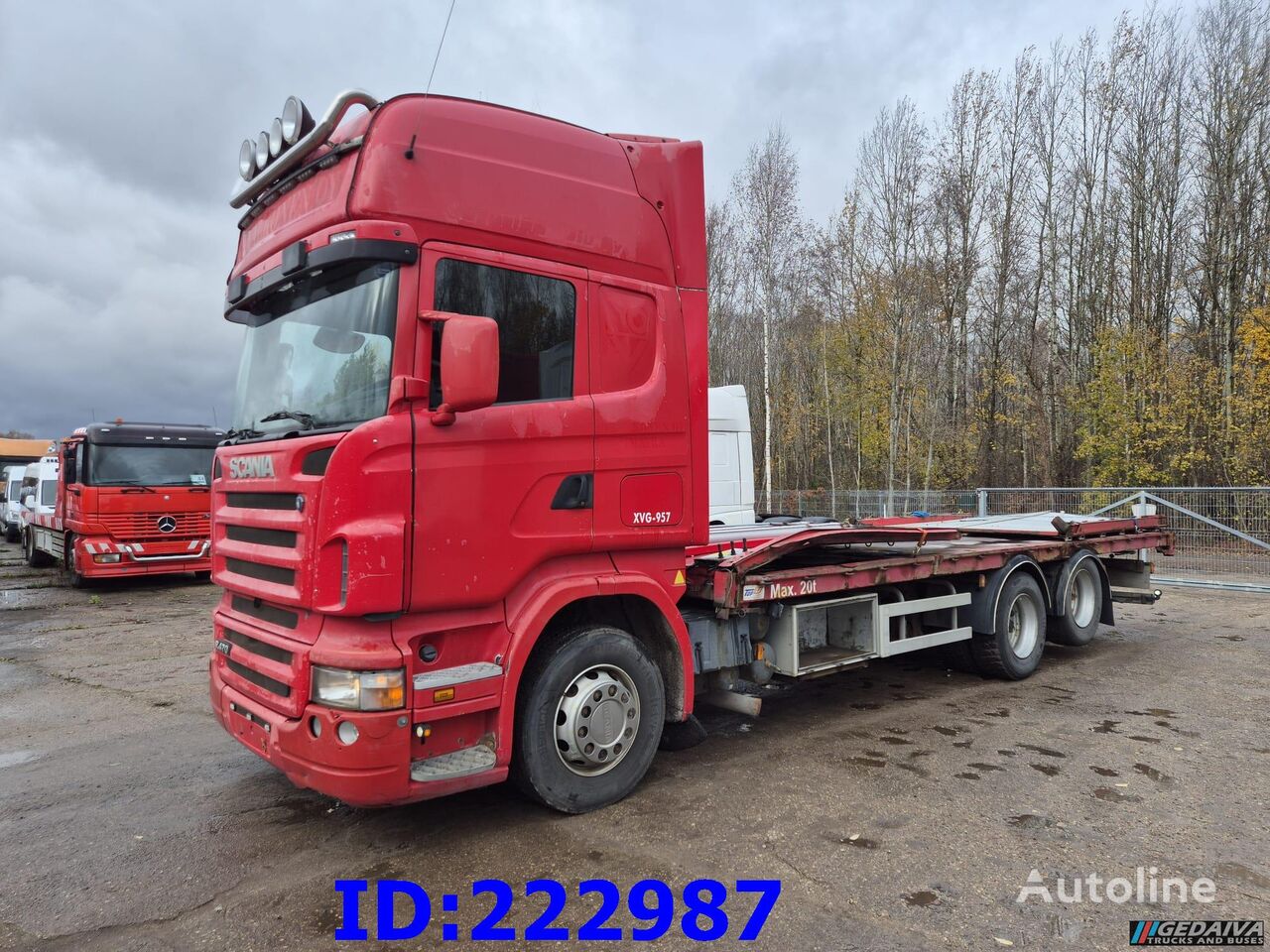 الشاسيه Scania R470 6x2 10tyre Manual