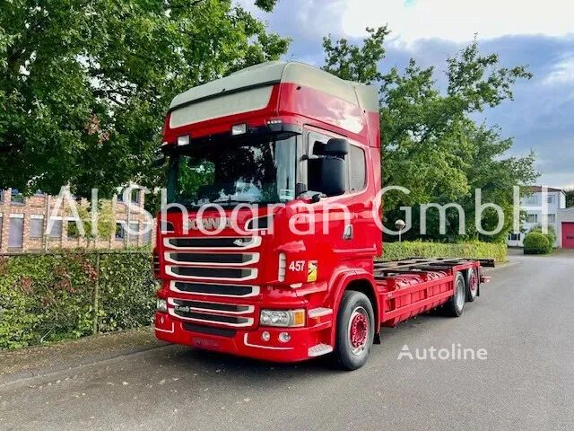 грузовик шасси Scania R480 /6x2 /Blatt - Luft/Liftachse/LBW/Euro 6