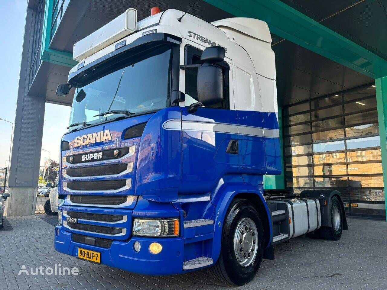 camion châssis Scania R490