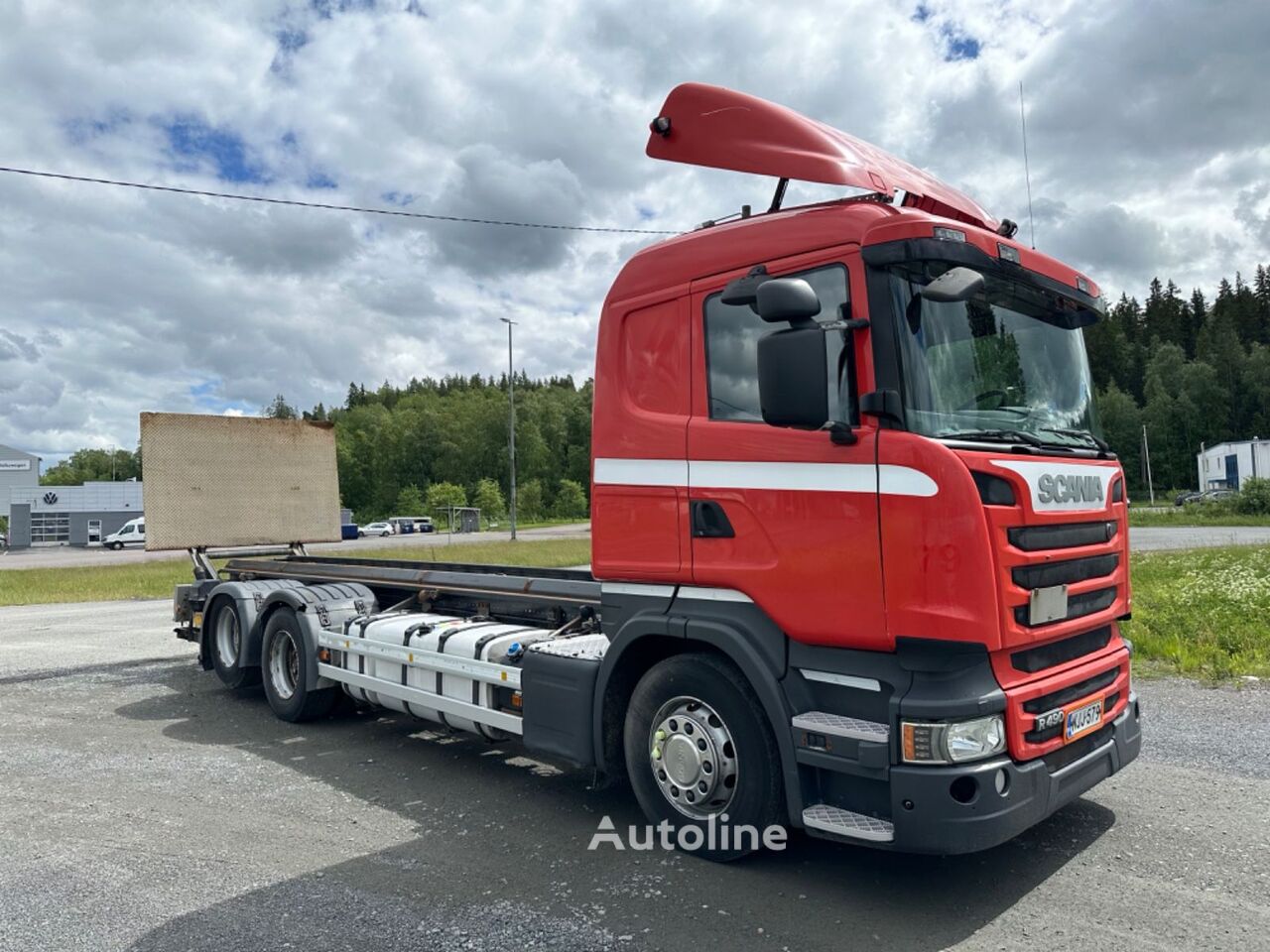 Scania R490 6x2 , Retarder kamion šasija