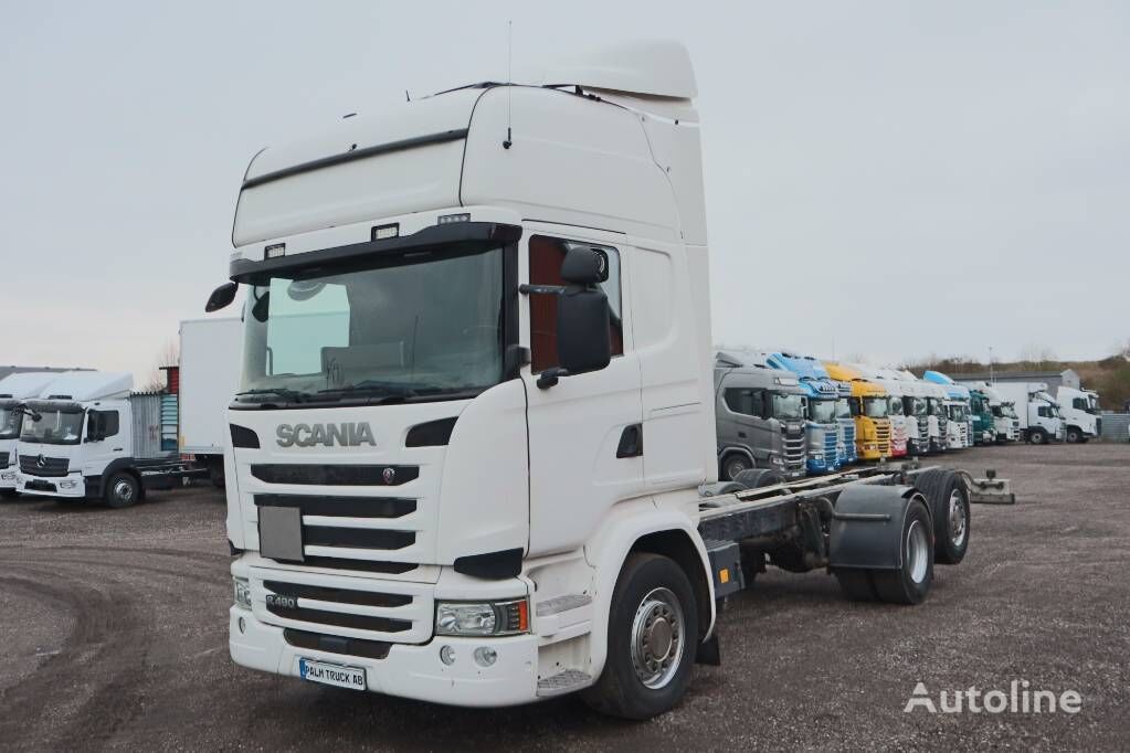 šassii veoauto Scania R490LB6X2*4MNB Serie 1491