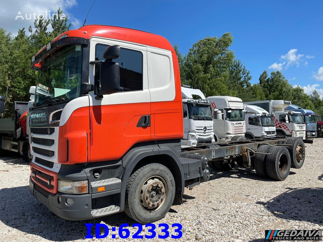 Scania R500 6X2 Euro 5 chassis truck