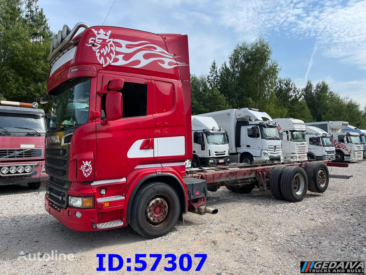 camion châssis Scania R500 6X2 Euro5