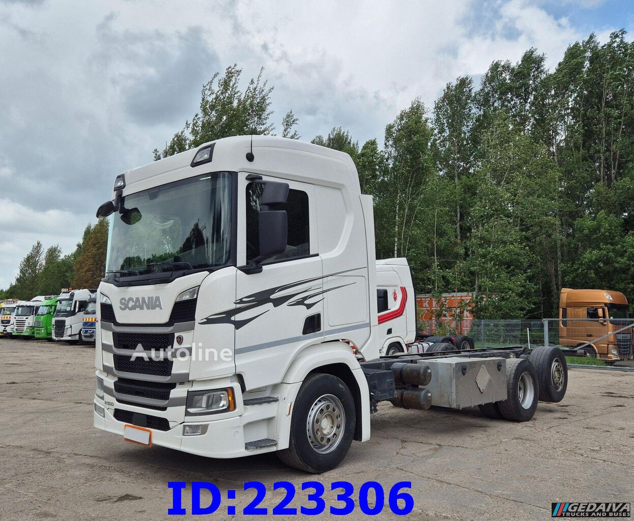 Xe tải chassis Scania R500 6X2 Steering axle để bán | Autoline VN Xe tải chassis Scania R500 6X2 Steering axle - Autoline