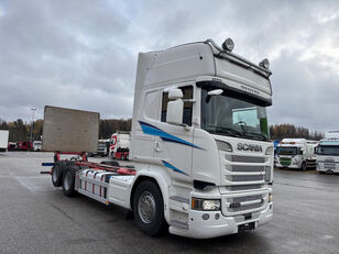 Scania R580 V8 + RETARDER + ADR chassis truck
