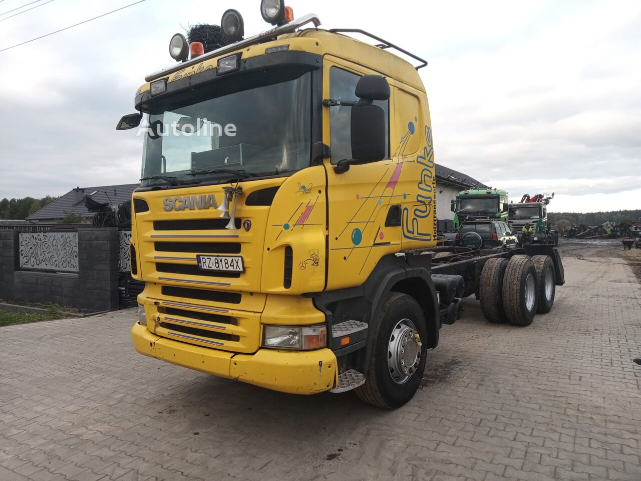 Scania R620 6x4 V8 cała resor do zabudowy lastebil chassis til salgs | Autoline NO Scania R620 6x4 V8 cała resor do zabudowy lastebil chassis - Autoline