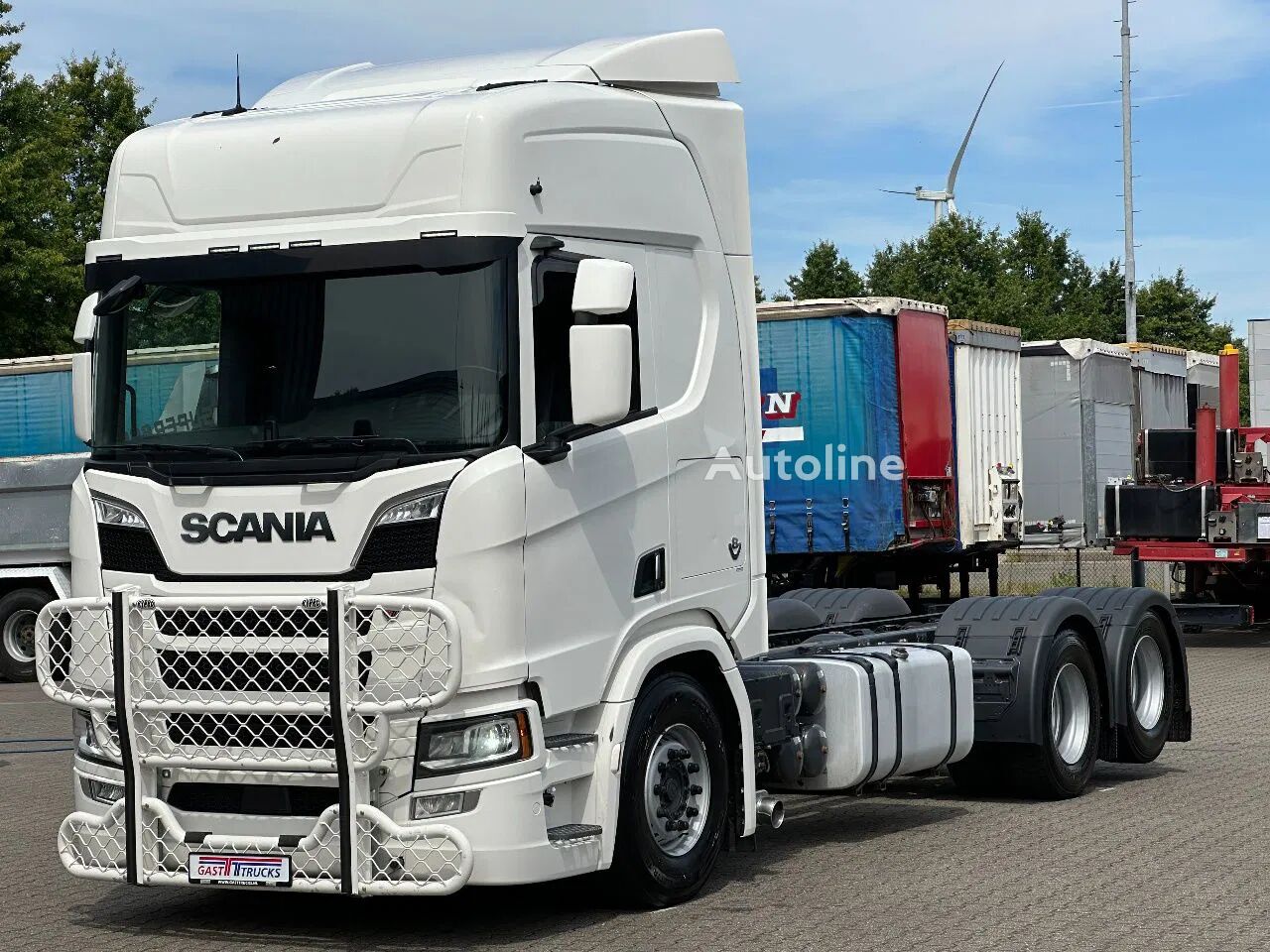 Camião chassi Scania R660 V8 6x4 or 6x2 Chassis with Lift-Axle / Retarder / Wb 4.75 / - Autoline
