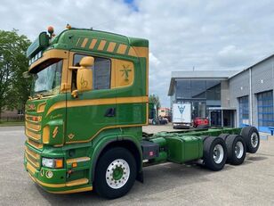 Scania R730 / 8X4 / RETARDER / 9 TONS FRONT AXLE / PTO / HYDRAULICS / L camión chasis