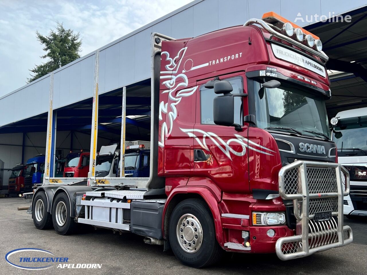 camião chassi Scania R730 V8 6x4, Euro 6, Retarder, Craneframe, Bullbar