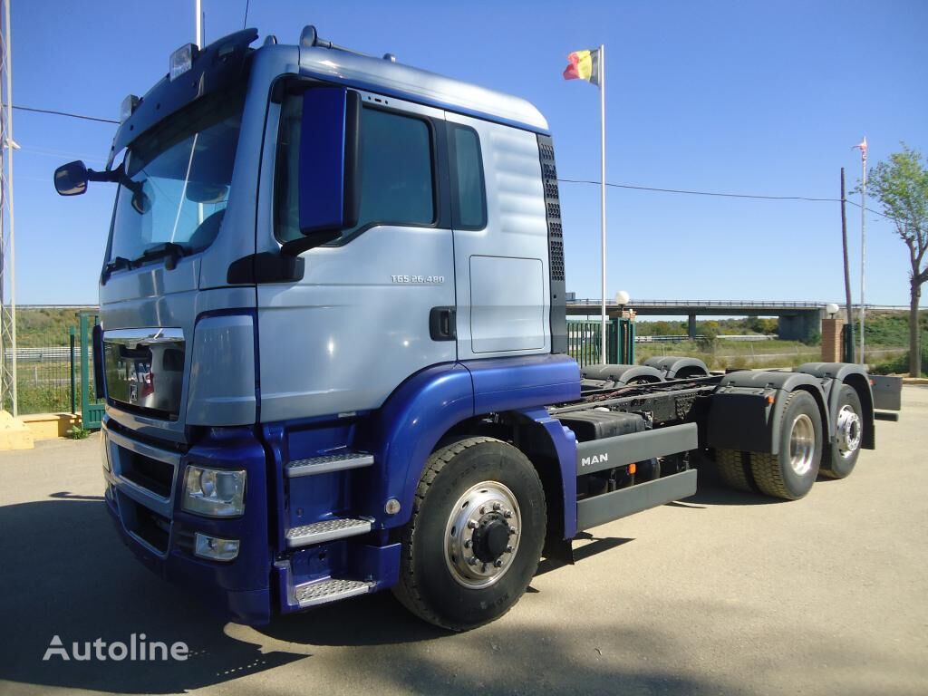 Scania TGS 26 480 chassis truck