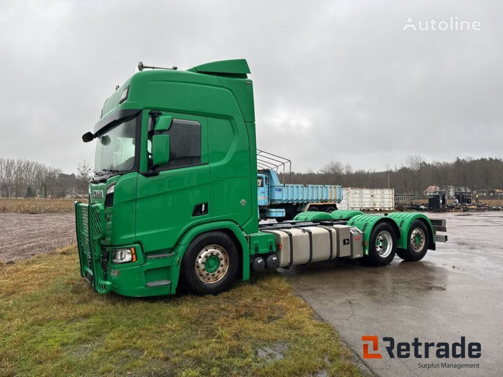 Scania V8 6x2 chassi lastbil - Autoline