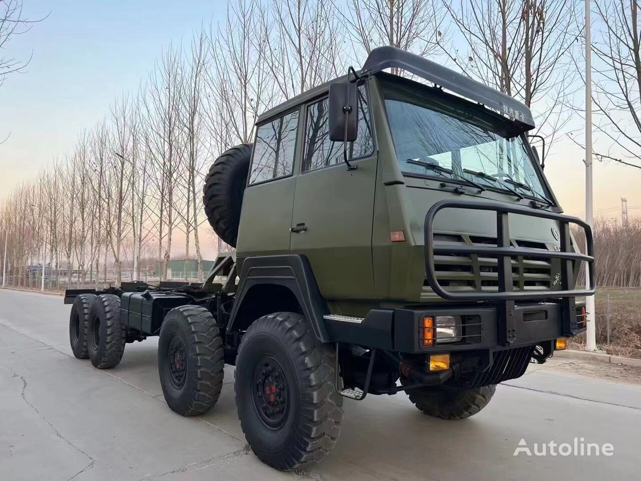 Shacman SX2300 8×8 all wheel drive military retired shacman Truck chassis truck