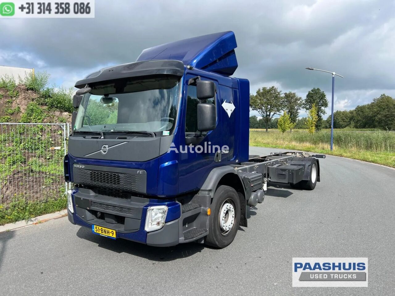 Volvo FE 250 4X2 E6 CHASSIS / SLEEPERCAB / AIRCO / STANDKACHEL / chassis vrachtwagen