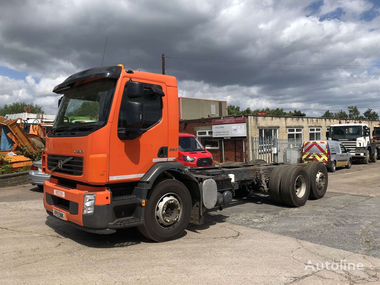 ciężarówka podwozie Volvo FE 260