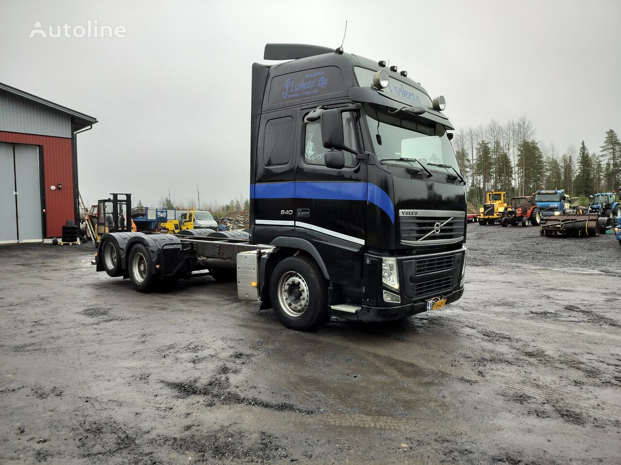 الشاسيه Volvo FH 13 540hp, automatic, big axle