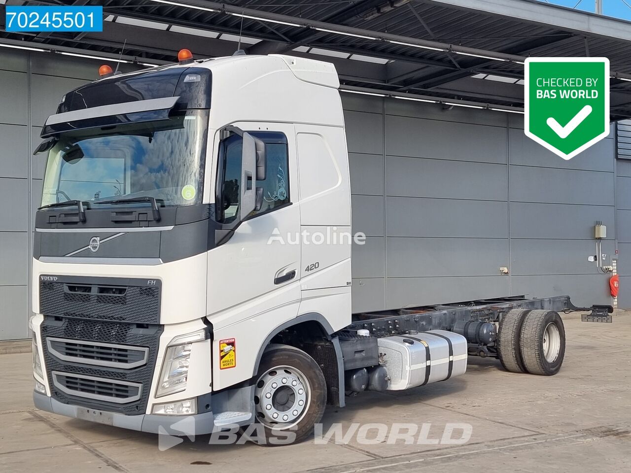 Volvo FH 420 4X2 Globetrotter VEB+ 2x Tanks kamion šasija