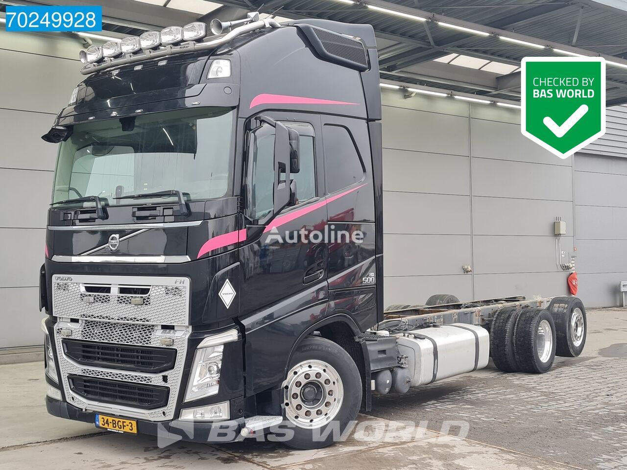 Volvo FH 500 6X2 NL-Truck XL VEB+ 2x Tanks Liftachse I-Park Cool chassis truck