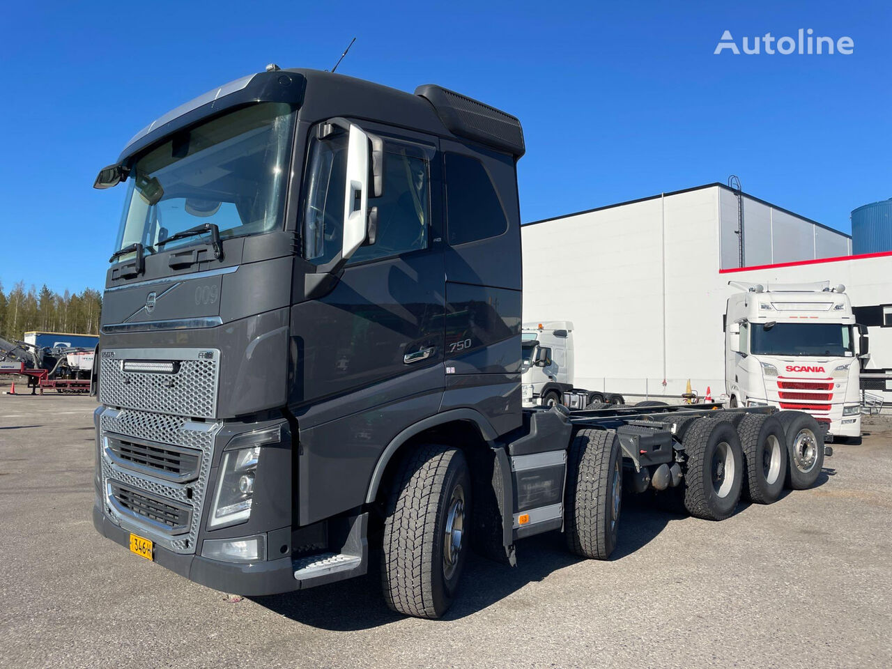 camion şasiu Volvo FH 750 | 10x4 | ALUSTANA | EURO 6