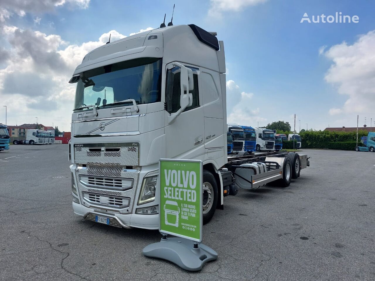 truk sasis Volvo FH13 420