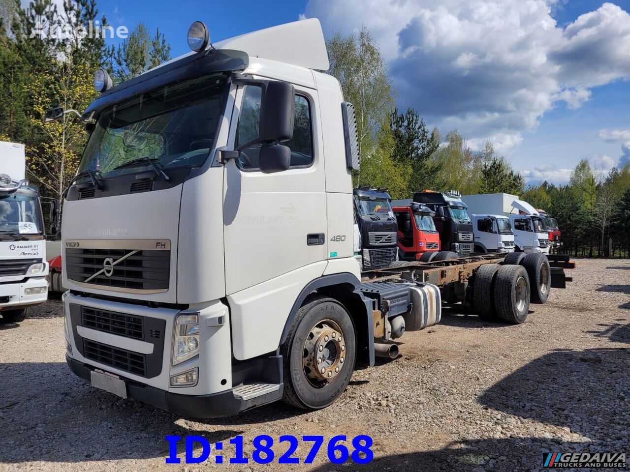 Volvo FH13 480HP kravas automašīna šasija