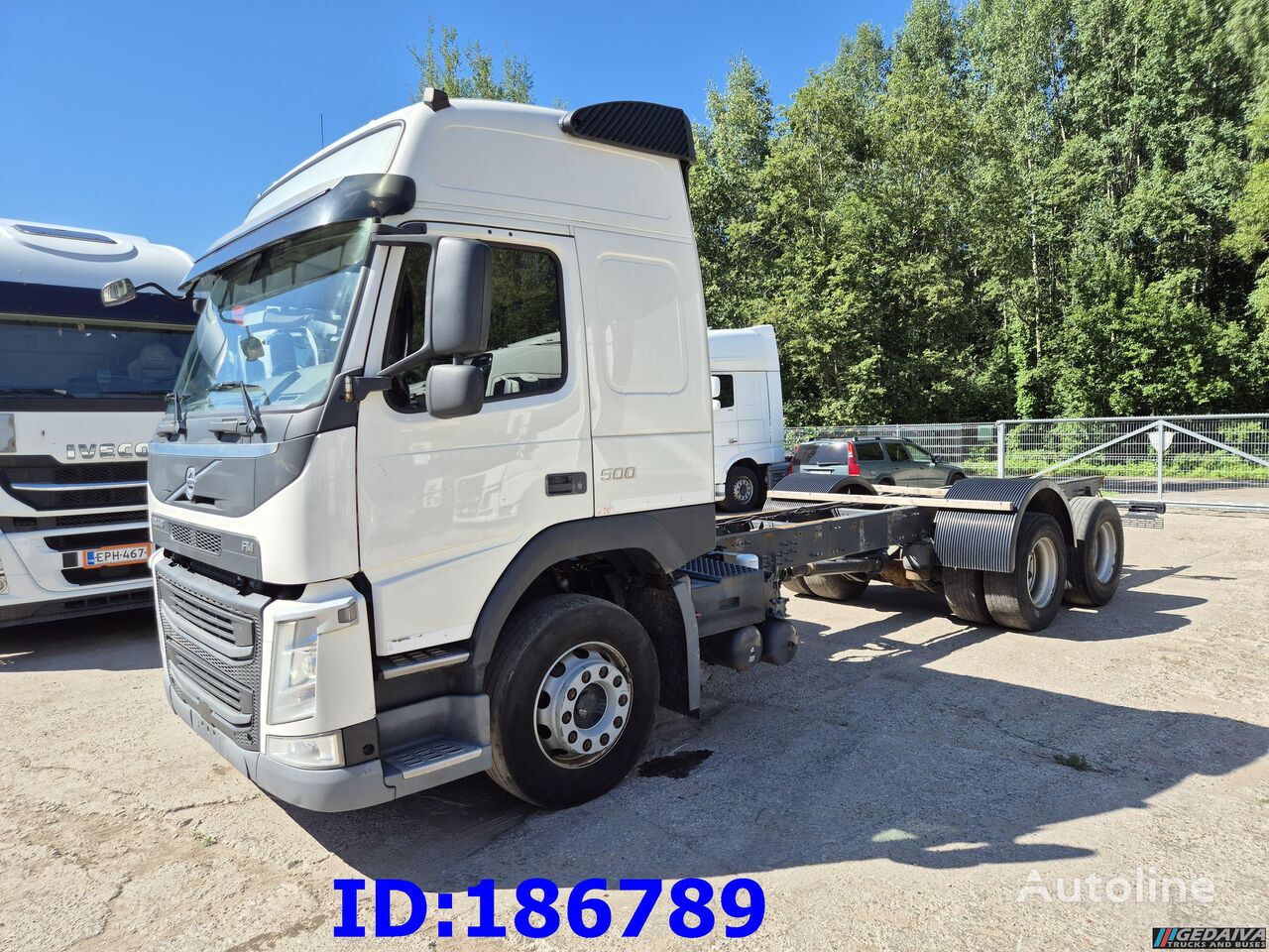 Volvo FH13 500 6X2 シャーシトラック