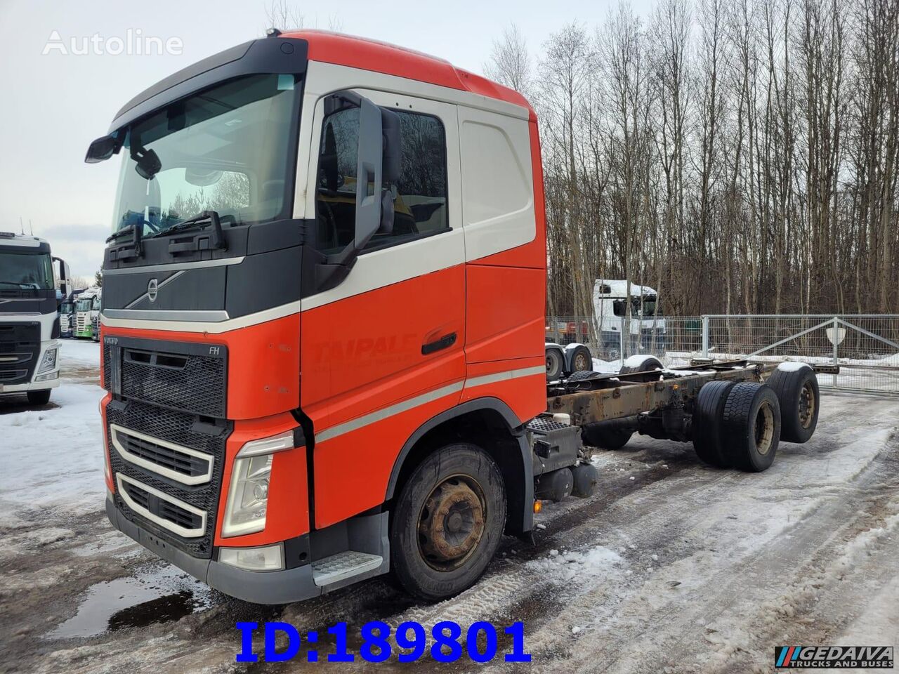 Volvo FH13 500HP kravas automašīna šasija