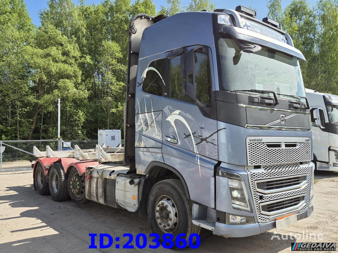 camion châssis Volvo FH16 750HP 8x4