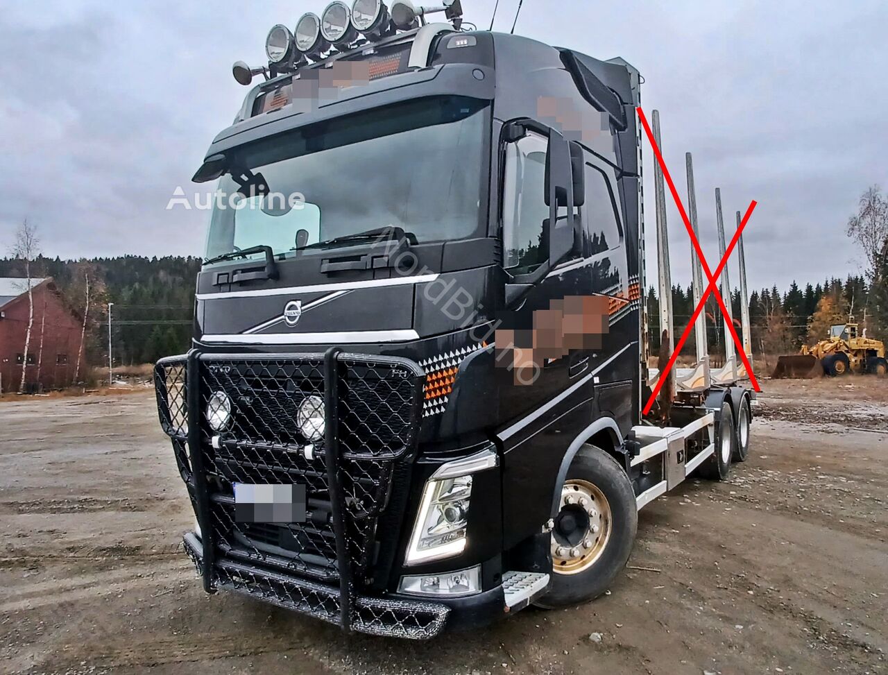 Volvo FH540 *6x4 *SERVICE AGREEMENT *CHASSIS *VIDEO kravas automašīna šasija