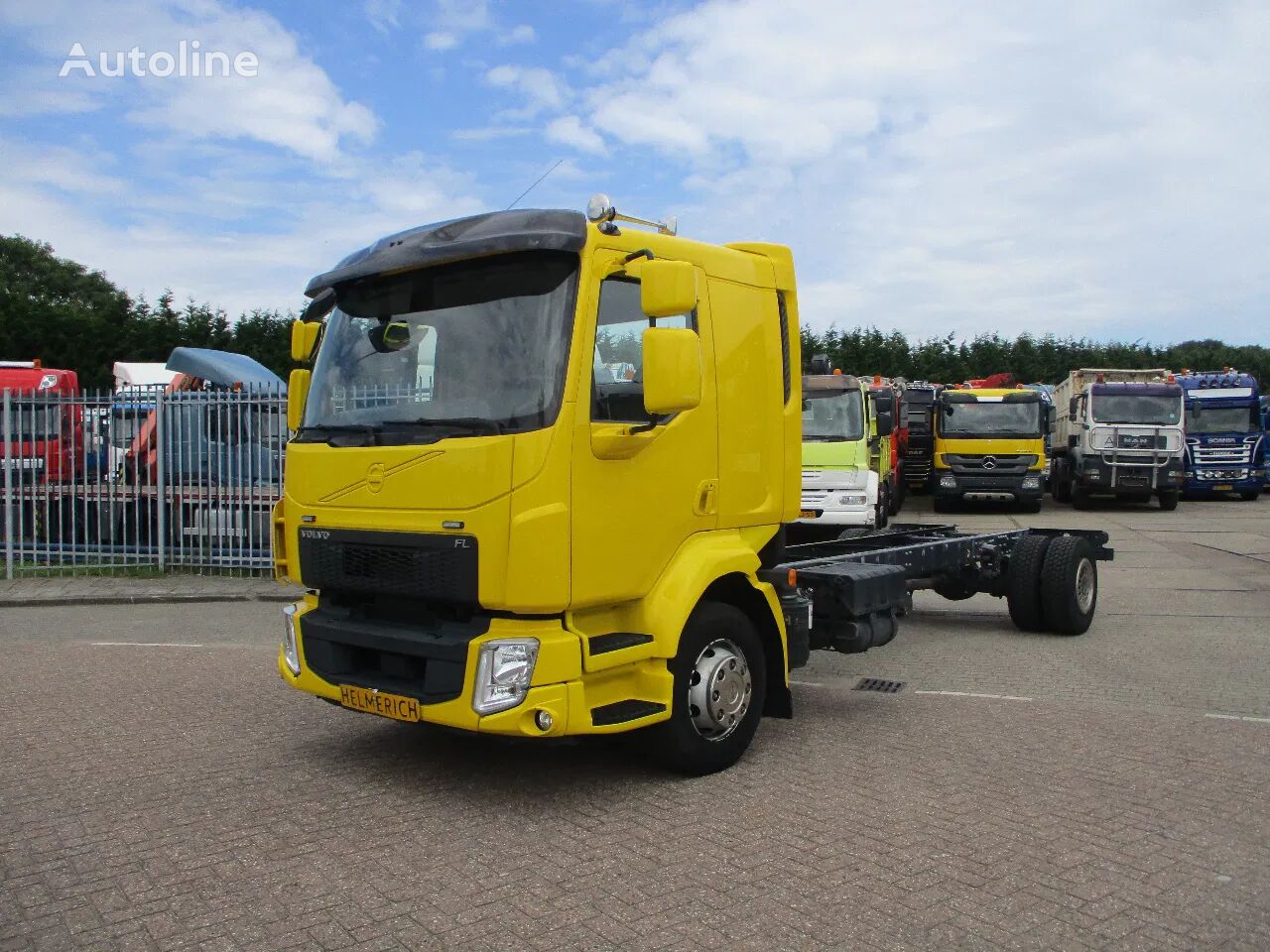 Volvo FL 250 EURO 6 16 TONNER WIELBASSIS=560 PTO VOORBEREIDING 147.318 kravas automašīna šasija