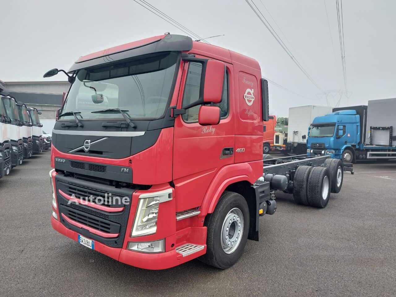 Volvo FM13 460 6X2 FULL PNEUMATICO P4300 camión chasis