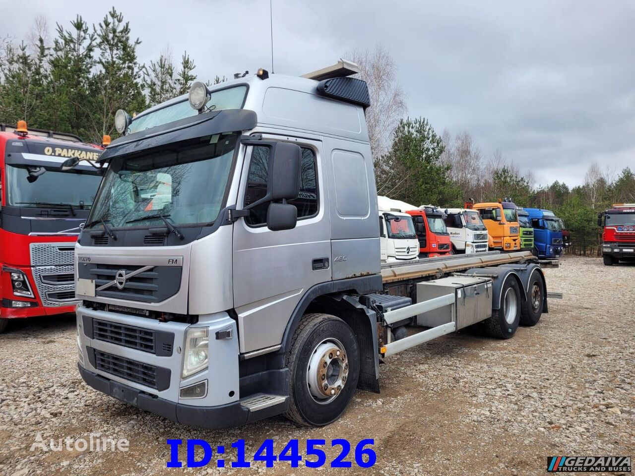 الشاسيه Volvo FM13 460HP 6x2 Euro5