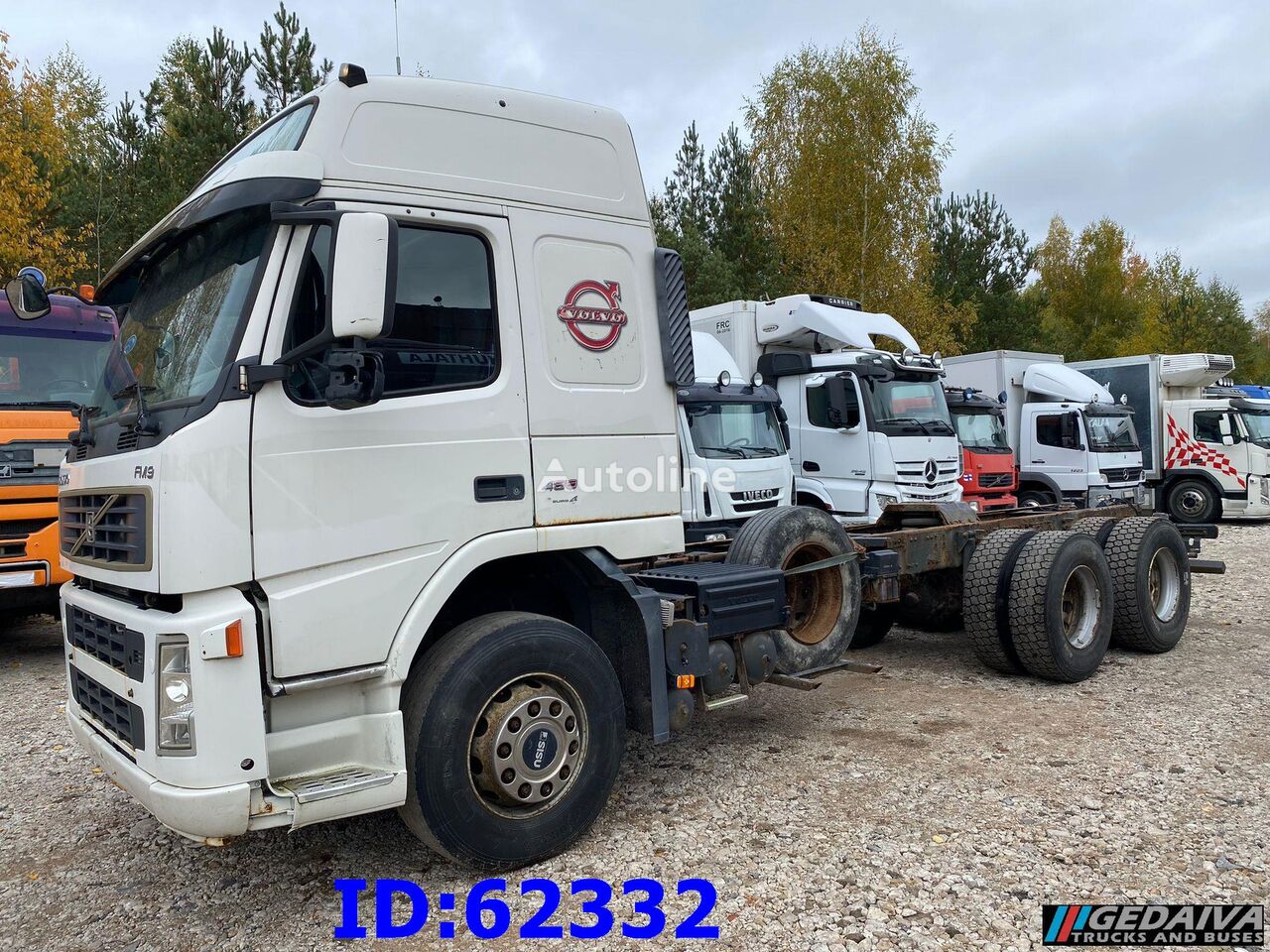 грузовик шасси Volvo FM13 480HP - 6x4 - Full steel