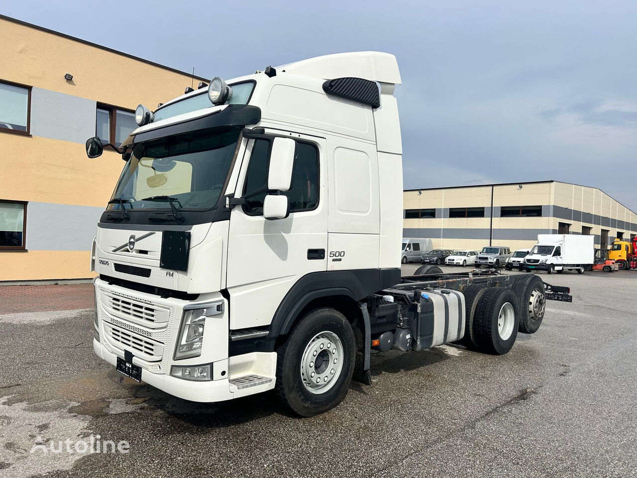 šasi sunkvežimis Volvo FM500 EURO6 6X2*4 + RETARDER + PTO + ADR