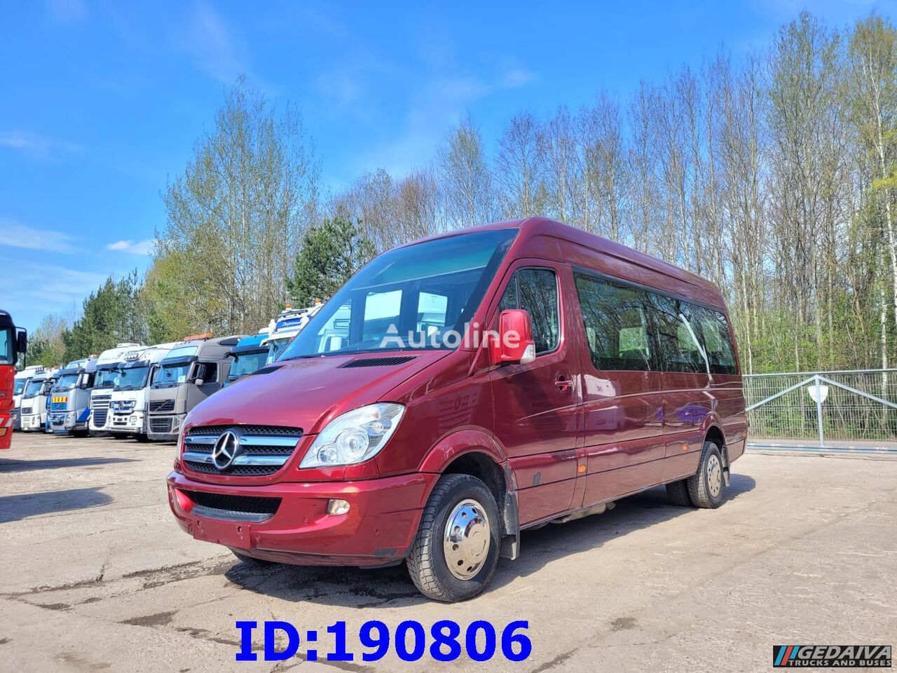 bus urbain Mercedes-Benz Sprinter 518 Euro4 22 Place