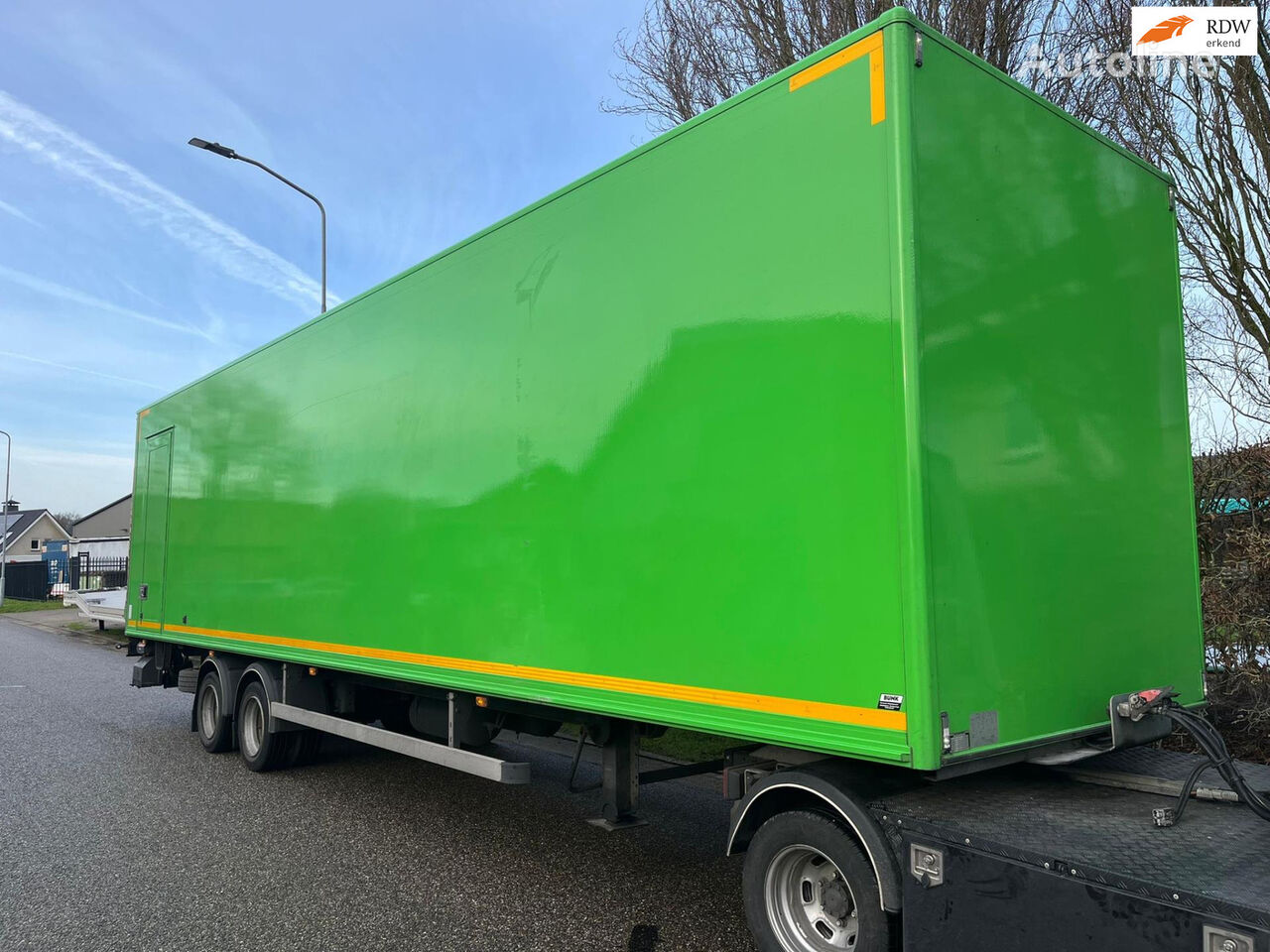 Bunk 10 Ton  BE Oplegger | Laadklep 1500kg | 2 zijdeuren furgon poluprikolica