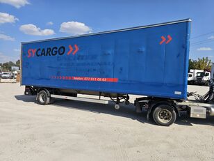 DA-PONT BE koffer semi-trailer + DHollandia LBW 1000 kg furgon poluprikolica