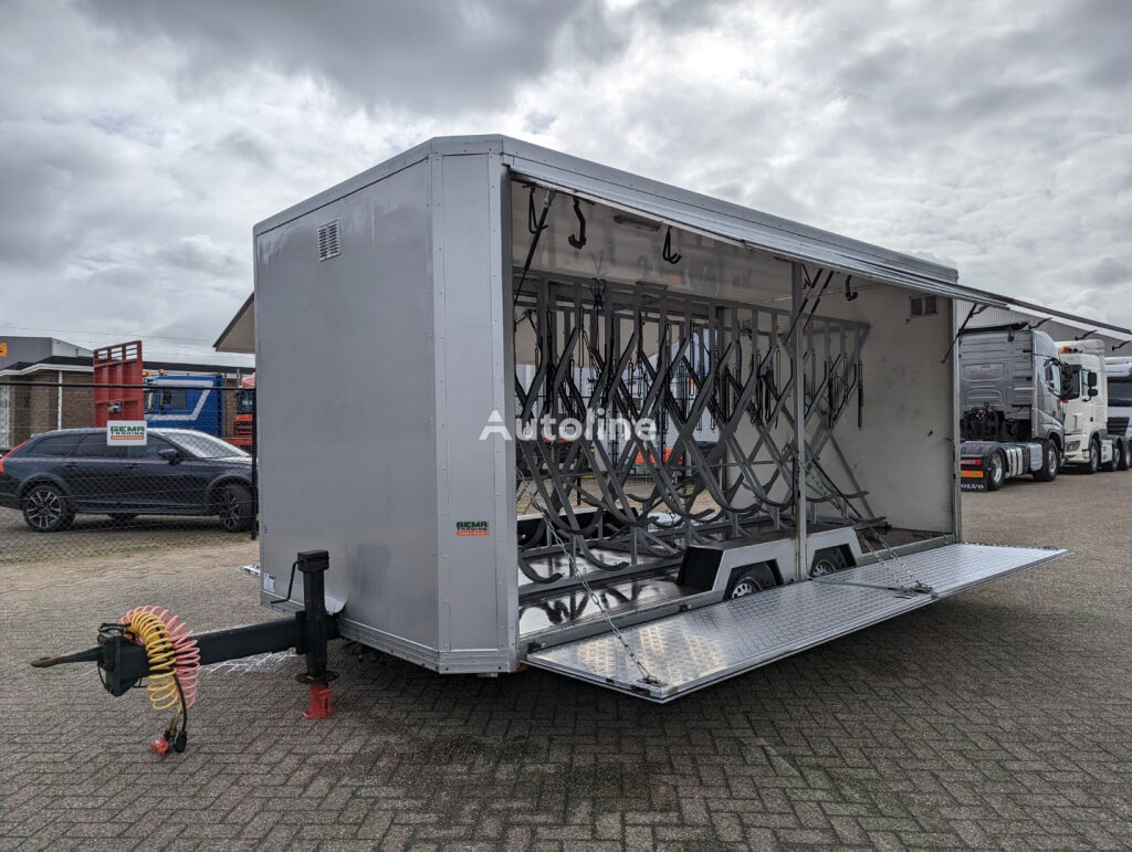 Esve AWK 3500 2 Assen - Kleppen opbouw - FietsVervoer - FoodTruck - V closed box semi-trailer